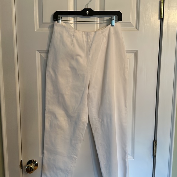 Piazza Sempione Pants - Piazza Sempione Audrey white Corduroy Pants Sz 48. 10 US